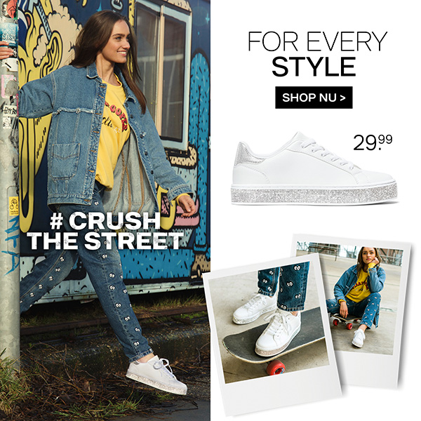 Witte sneakers, shop nu>