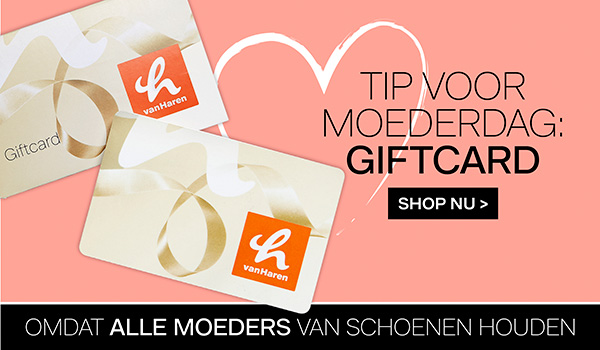 Tip voor moederdag: Giftcard!