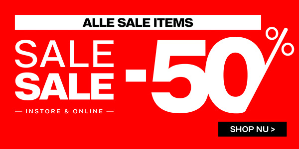 SALE nu alles -50%