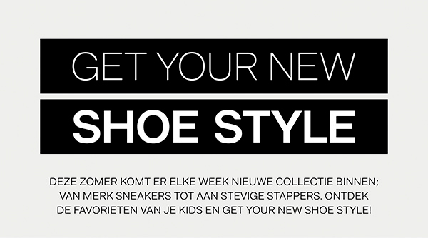 Get your new shoe style kids>