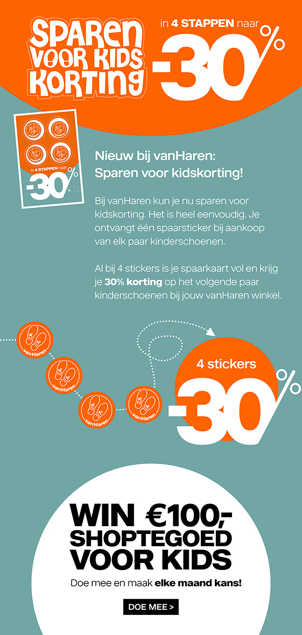 Sparen voor kids korting >