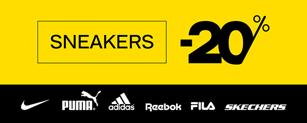 20% korting - sneakers 