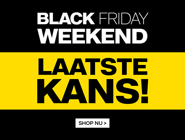 Laatste kans! Black Friday korting is nog maar even geldig! 