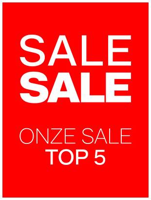 Onze sale top 5