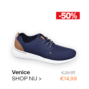 Blauwe sneaker Venice