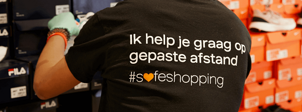 Safe shoppen in onze winkels >