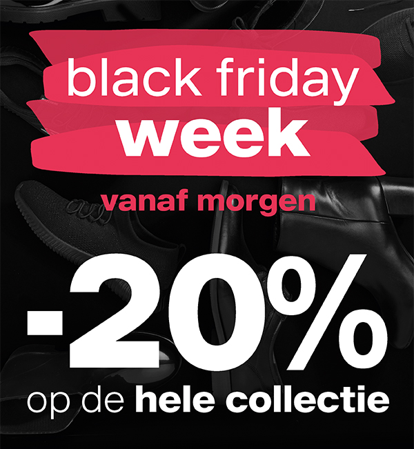 Black Friday Week start morgen: -20% op gehele collectie