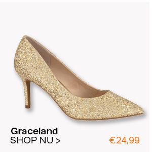 GOUDEN GLITTER PUMP >