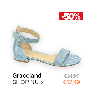 Blauwe sandaal Graceland