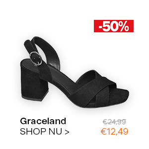 Zwarte sandalette Graceland