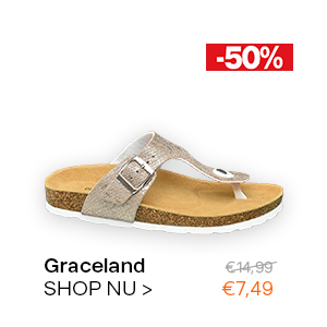 Beige slipper gesp Graceland