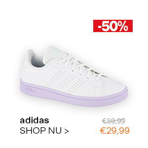 Witte advantage base adidas