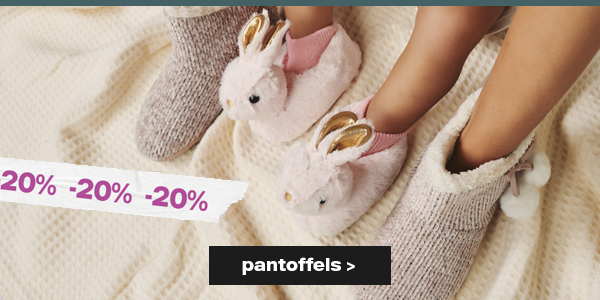 -20% op pantoffels >