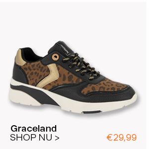 Sneaker met panterprint >