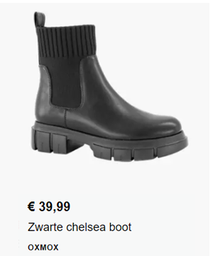 Zwarte chelsea >