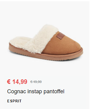 Esprit pantoffel >