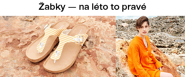 Žabky — na léto to pravé