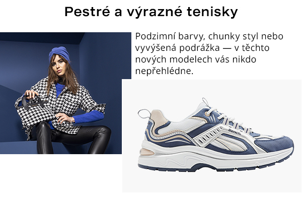 Pestré a výrazné tenisky