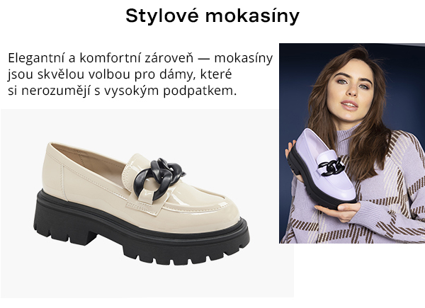 Stylové mokasíny