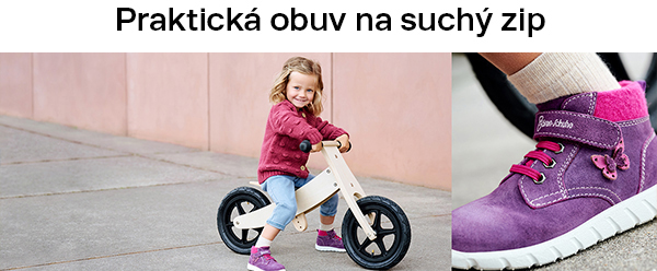 Praktická obuv na suchý zip