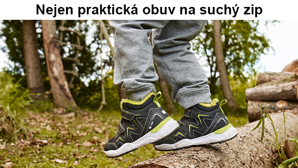 Nejen praktická obuv na suchý zip