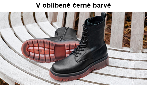 V oblíbené černé barvě