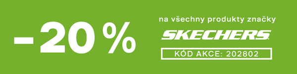 -20 % na všechno od značky SKECHERS